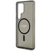 Etui GUESS Glitter Circle Classic Logo MagSafe do Samsung Galaxy S25 Ultra Czarny Typ Etui magnetyczne