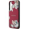 Etui GUESS Grained Printed Flower Pattern MagSafe do Samsung Galaxy S25 Fuksja Typ Etui magnetyczne