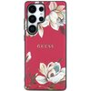 Etui GUESS Grained Printed Flower Pattern MagSafe do Samsung Galaxy S25 Ultra Fuksja Model telefonu Galaxy S25 Ultra