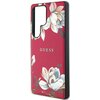 Etui GUESS Grained Printed Flower Pattern MagSafe do Samsung Galaxy S25 Ultra Fuksja Typ Etui magnetyczne
