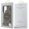 Etui GUESS 4G Round Patch Classic Logo MagSafe do Samsung Galaxy S25 Ultra Brązowy Marka telefonu Samsung
