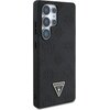 Etui GUESS Grained Hot Stamp Peony Pattern Triangle Logo MagSafe do Samsung Galaxy S25 Ultra Czarny Kompatybilność Samsung Galaxy S25 Ultra