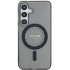 Etui GUESS Rhinestones Printed Classic Logo MagSafe do Samsung Galaxy S25 Czarny Model telefonu Galaxy S25