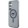 Etui KARL LAGERFELD Button Choupette Head Printed Logo MagSafe do Samsung Galaxy S25 Czarny Seria telefonu Galaxy S