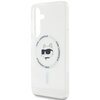 Etui KARL LAGERFELD Button Choupette Head Printed Logo MagSafe do Samsung Galaxy S25+ Biały Typ Etui magnetyczne