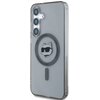 Etui KARL LAGERFELD Button Choupette Head Printed Logo MagSafe do Samsung Galaxy S25+ Czarny Seria telefonu Galaxy S