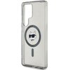 Etui KARL LAGERFELD Button Choupette Head Printed Logo MagSafe do Samsung Galaxy S25 Ultra Czarny Typ Etui magnetyczne