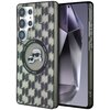 Etui KARL LAGERFELD Button Karl & Choupette Heads On KL Pattern MagSafe do Samsung Galaxy S25 Ultra Czarny