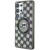Etui KARL LAGERFELD Button Karl & Choupette Heads On KL Pattern MagSafe do Samsung Galaxy S25 Ultra Czarny Seria telefonu Galaxy S
