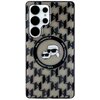 Etui KARL LAGERFELD Button Karl & Choupette Heads On KL Pattern MagSafe do Samsung Galaxy S25 Ultra Czarny Model telefonu Galaxy S25 Ultra