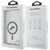 Etui KARL LAGERFELD Button Karl & Choupette Heads Printed Logo MagSafe do Samsung Galaxy S25 Czarny Marka telefonu Samsung