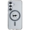 Etui KARL LAGERFELD Button Karl Head Printed Logo MagSafe do Samsung Galaxy S25 Czarny Model telefonu Galaxy S25