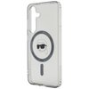 Etui KARL LAGERFELD Button Karl Head Printed Logo MagSafe do Samsung Galaxy S25 Czarny Typ Etui magnetyczne