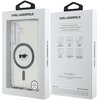 Etui KARL LAGERFELD Button Karl Head Printed Logo MagSafe do Samsung Galaxy S25 Czarny Marka telefonu Samsung