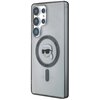 Etui KARL LAGERFELD Button Karl Head Printed Logo MagSafe do Samsung Galaxy S25 Ultra Czarny Seria telefonu Galaxy S