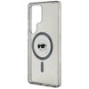 Etui KARL LAGERFELD Button Karl Head Printed Logo MagSafe do Samsung Galaxy S25 Ultra Czarny Typ Etui magnetyczne