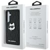 Etui KARL LAGERFELD Leather Monogram Pin Logo Choupette Head do Samsung Galaxy S25 Czarny Marka telefonu Samsung