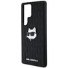 Etui KARL LAGERFELD Leather Monogram Pin Logo Choupette Head do Samsung Galaxy S25 Ultra Czarny Typ Etui nakładka