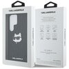 Etui KARL LAGERFELD Leather Monogram Pin Logo Choupette Head do Samsung Galaxy S25 Ultra Czarny Marka telefonu Samsung