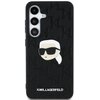 Etui KARL LAGERFELD Leather Monogram Pin Logo Karl Head do Samsung Galaxy S25+ Czarny Model telefonu Galaxy S25+