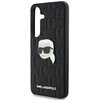 Etui KARL LAGERFELD Leather Monogram Pin Logo Karl Head do Samsung Galaxy S25+ Czarny Typ Etui nakładka