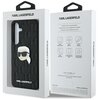 Etui KARL LAGERFELD Leather Monogram Pin Logo Karl Head do Samsung Galaxy S25+ Czarny Marka telefonu Samsung