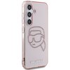 Etui KARL LAGERFELD Rhinestones Karl Head Logo do Samsung Galaxy S25 Różowy Kompatybilność Samsung Galaxy S25