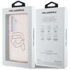 Etui KARL LAGERFELD Rhinestones Karl Head Logo do Samsung Galaxy S25 Różowy Marka telefonu Samsung