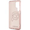 Etui KARL LAGERFELD Rhinestones Karl Head Logo do Samsung Galaxy S25 Ultra Różowy Gwarancja 24 miesiące