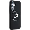Etui KARL LAGERFELD Silicone Double Heads And Circle MagSafe do Samsung Galaxy S25 Czarny Kompatybilność Samsung Galaxy S25
