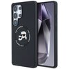 Etui KARL LAGERFELD Silicone Double Heads And Circle MagSafe do Samsung Galaxy S25 Ultra Czarny
