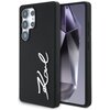 Etui KARL LAGERFELD Silicone Metal Signature Logo do Samsung Galaxy S25 Ultra Czarny