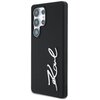 Etui KARL LAGERFELD Silicone Metal Signature Logo do Samsung Galaxy S25 Ultra Czarny Seria telefonu Galaxy S