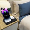 Ładowarka indukcyjna TECH-PROTECT QI15W-A37 3w1 Czarny Dedykowany model Smartfony z systemem Android