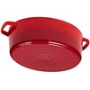 Brytfanna żeliwna GERLACH Natur Iron 31 cm Czerwony Przeznaczenie Kuchnie ceramiczne
