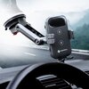 Uchwyt samochodowy FORCELL HS4 15W do szyby/deski Czarny Miejsce montażu Deska rozdzielcza