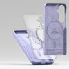 Etui RINGKE Silicone Magnetic MagSafe do Samsung Galaxy S25 Lawendowy Dominujący kolor Lawendowy