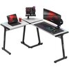 Biurko gamingowe HUZARO Hero 6.0 RGB Biały Możliwość regulacji Tak