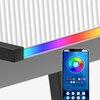 Biurko gamingowe HUZARO Hero 6.0 RGB Biały Wyposażenie Podświetlenie RGB