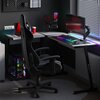 Biurko gamingowe HUZARO Hero 6.0 RGB Biały Hub USB Nie
