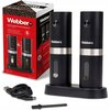 Zestaw młynków do przypraw WEBBER MK-40A Czarny