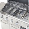 Grill gazowy KENMORE DeLuxe PG-40405SOL-SE Materiał wykonania grilla Stal nierdzewna