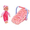 Lalka DOLLS WORLD Isabella w nosidełku 016-78110 Wiek 18 m+