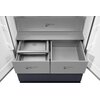 Lodówka MIDEA MDRF705BIE70 SLOT IN Side by Side 191cm No Frost Szara Licowane drzwi Tak