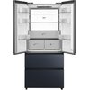 Lodówka MIDEA MDRF705BIE70 SLOT IN Side by Side 191cm No Frost Szara Bezszronowa (No Frost) Pełny No Frost
