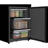 Lodówka HISENSE RB5K330GSFC Extraspace No Frost 185.6cm Czarna Szklane wykończenie drzwi Nie