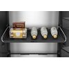 Lodówka HISENSE RL5K370GSFC 372l ExtraSpace 35dB 185cm do obudowy Ciemne wnętrze WiFi Connectlife Czarna Metal Cooling Szklane wykończenie drzwi Nie
