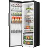 Lodówka HISENSE RL3K370SAFC 372l ExtraSpace 35dB 185cm do obudowy WiFi Connectlife Czarna Metal Cooling Kolor / wykończenie frontu Czarny