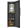 Zamrażarka HISENSE FT5K310GSFC 312l 35dB No frost 185cm do obudowy Ciemne wnętrze WiFi Connectlife Czarna Metal Cooling Rodzaj zamrażarki Szufladowa