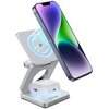 Ładowarka indukcyjna BLITZWOLF BW-IW30 3w1 20W Srebrny Dedykowany model Urządzenia MagSafe